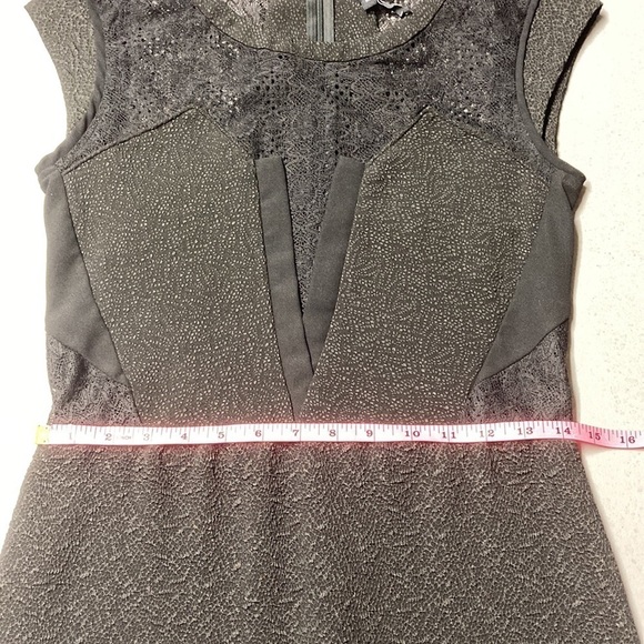 The Kooples Black Crepe and Lace Dress - Picture 16 of 16